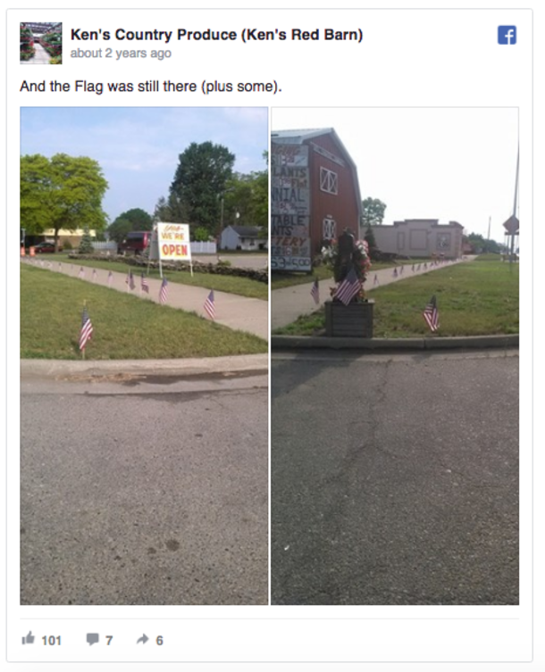 Man Fed Up Once Woman Destroys Memorial Day Display, Moments Later He Sees Her Truck... - picture 2
