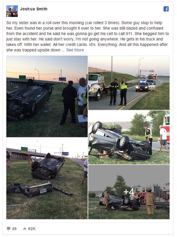 Man Finds Woman Trapped In Car, Takes Full Advantage Of Her Position - picture 4