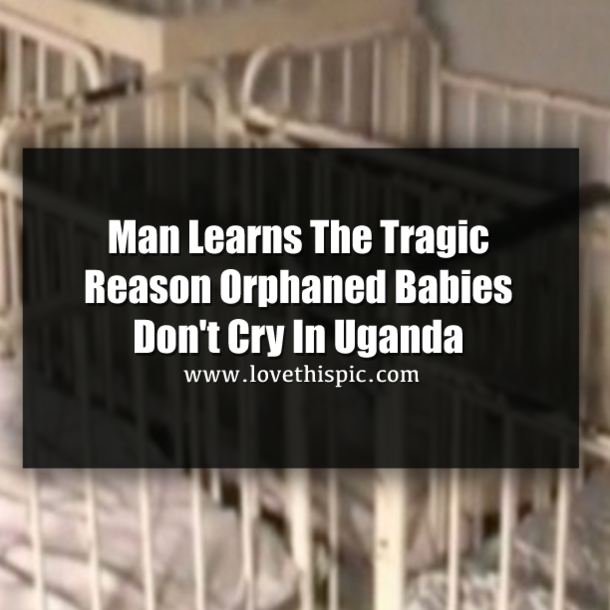 Man Learns Shocking Reason Why Orphaned Babies Didn't Cry
