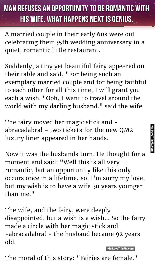 Man Refuses An Opportunity To Be Romantic With His Wife But What Happens Next Is Genius.