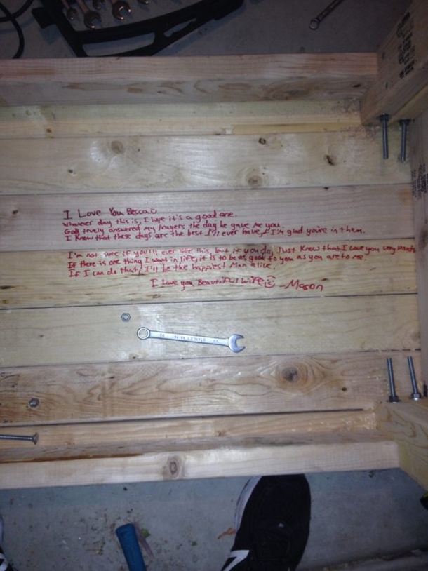 Man Rips Apart Workbench, Finds Hidden Note With Dad’s Secret - picture 3