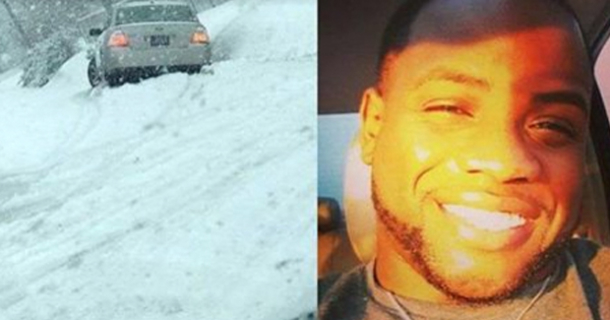 Man Sees Woman Stuck In Snow, Walks Over To Help, Then Sees Her Bumper Sticker And Just Leaves Her - picture 2