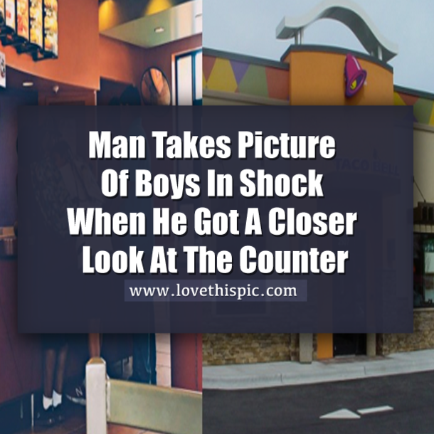Man Takes Picture Of Rowdy Boys At Taco Bell, But Never Expected What Happened Next