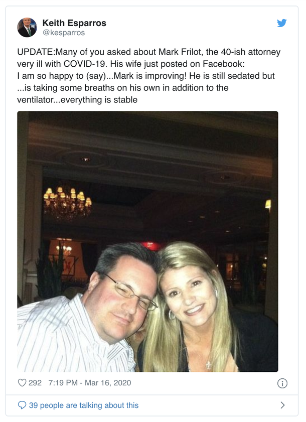 Man who is “never, ever sick,” in critical condition with coronavirus after being misdiagnosed with the flu - picture 3