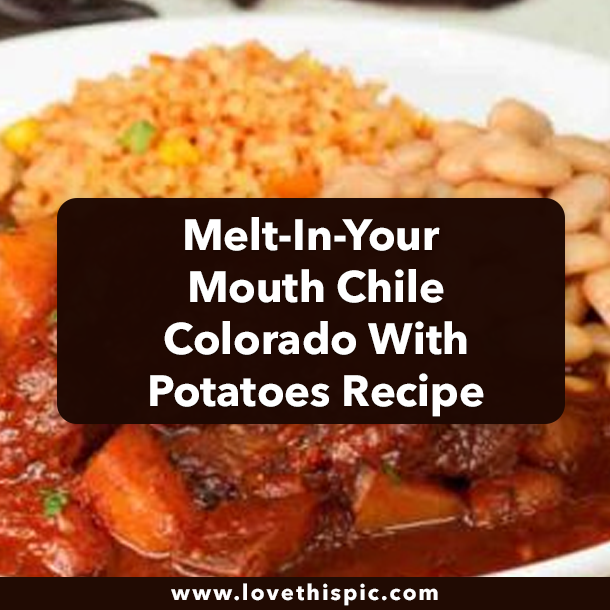 Melt-In-Your Mouth Chile Colorado With Potatoes Recipe