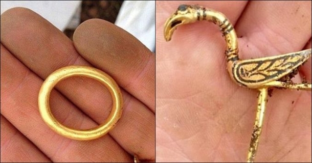 Metal Detector Sounds, Guy Starts Digging & Sees Something Shiny… Jackpot! - picture 4