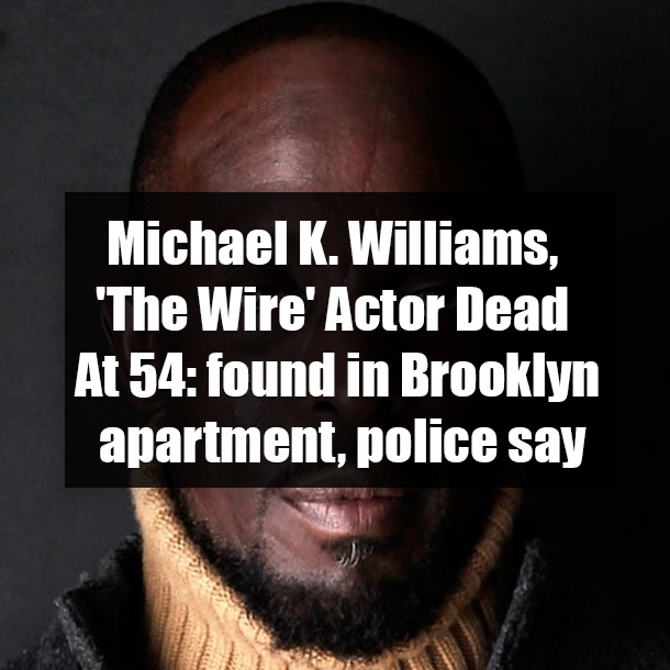 Michael K. Williams, 'The Wire' Actor Dead At 54: found in Brooklyn apartment, police say