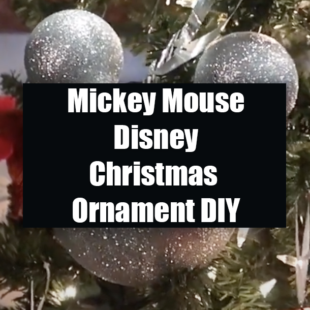 Mickey Mouse Disney Christmas Ornament DIY