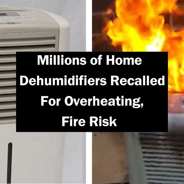 Millions of Home Dehumidifiers Recalled For Overheating, Fire Risk