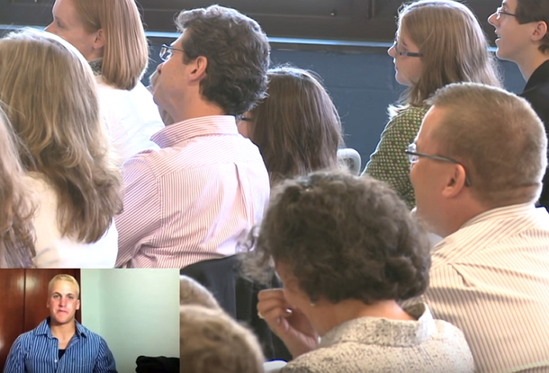 Mom Cries Watching Video Of Marine Son At Church. He Says Two Simple Words That Brings A Tear To Everyone's Eyes - picture 3