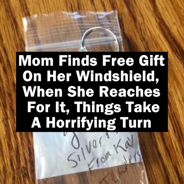 Mom Finds Free Gift On Her Windshield, When She Reaches For It, Things Take A Horrifying Turn