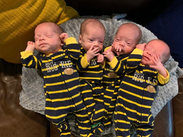Mom gives birth to identical quadruplets during coronavirus pandemic – and they’re adorable! - picture 4