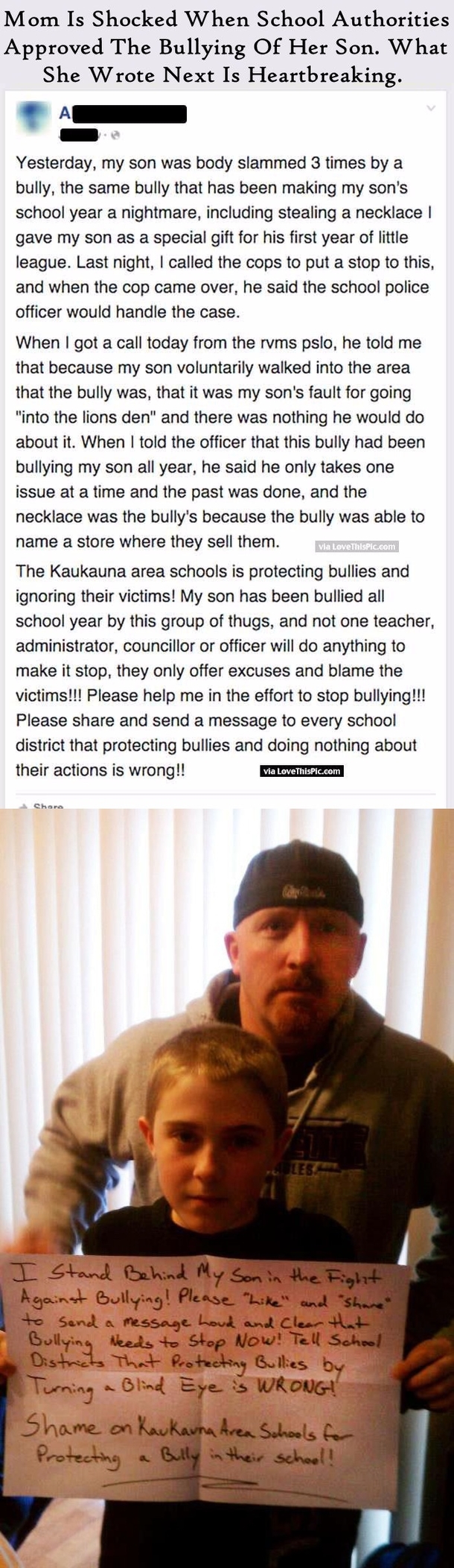 Mom Is Shocked When School Authorities Approved The Bullying Of Her Son. What She Wrote Next Is Heartbreaking.