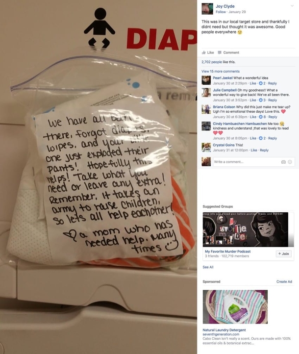 Mom Opens Changing Table In Target Bathroom, Then Finds A Strange Ziploc Inside - picture 2