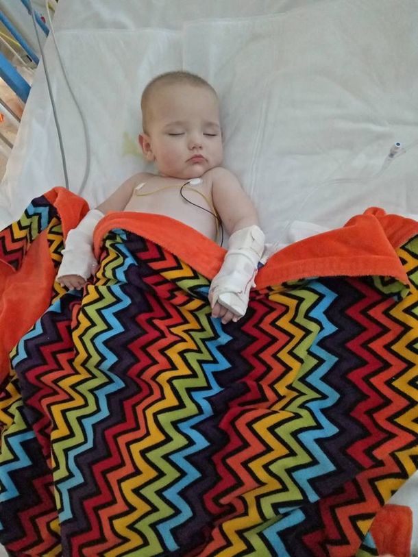 Mom places son in shopping cart at grocery store. Next day, he wakes with a 103 degree fever - picture 3
