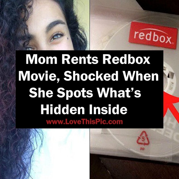 Mom Rents Redbox Movie, Shocked When She Spots What’s Hidden Inside