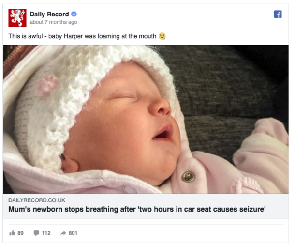 Mom Sends Warning To Every Parent After Baby's Breathing Stops While Laying In Car Seat - picture 3