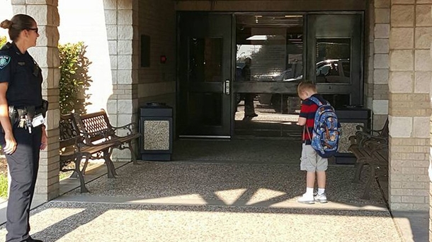 Mom Shocked By What Son Was Doing Outside School After He Was Late - picture 3