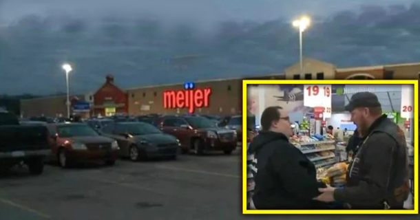 Mom Spooked By Burly Looking Biker Watching Her In Store, Then He Touches Her Shoulder - picture 2