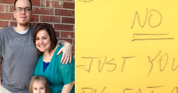 Mom Takes Disabled Husband Out For Dinner, Spots Devastating Note Waiting For Them On Car - picture 2