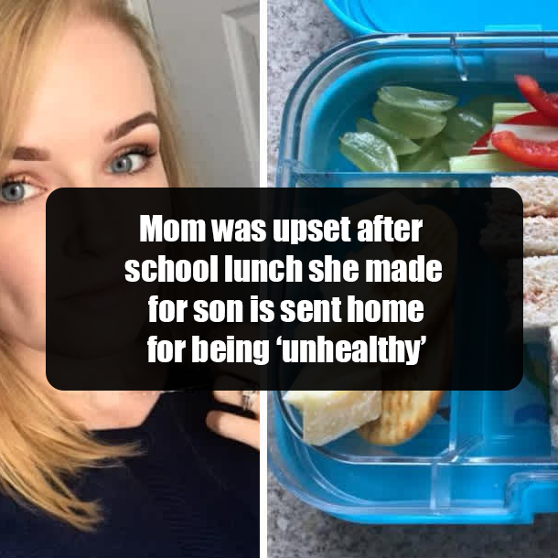 Mom was upset after school lunch she made for son is sent home for being ‘unhealthy’