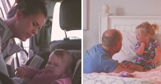 Mommy has a rough day with the kids, but when Dad asks, their toddler secretly tells the real story - picture 2
