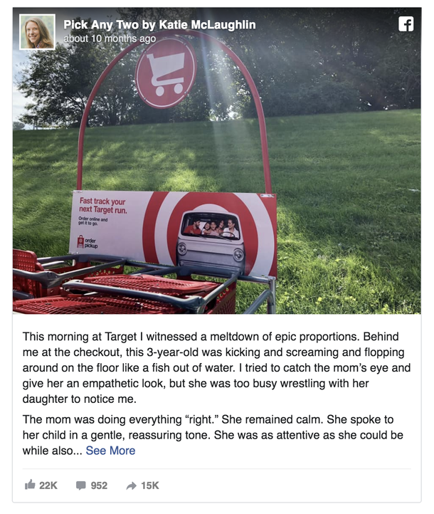 Mommy's Facebook Post Goes Viral After She Spoke About Confronting Another Mom Dealing With a Toddler’s Meltdown at Target - picture 2