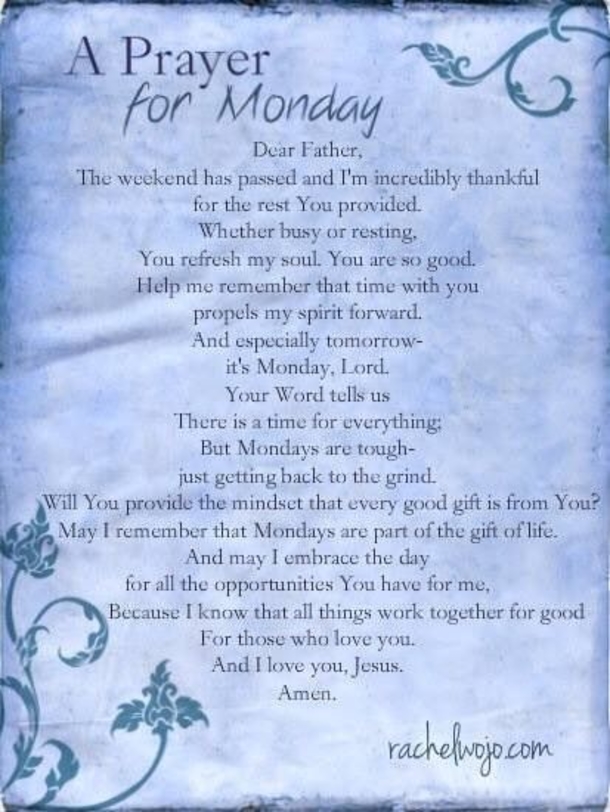 Monday Prayers To Bless Your Week - picture 10