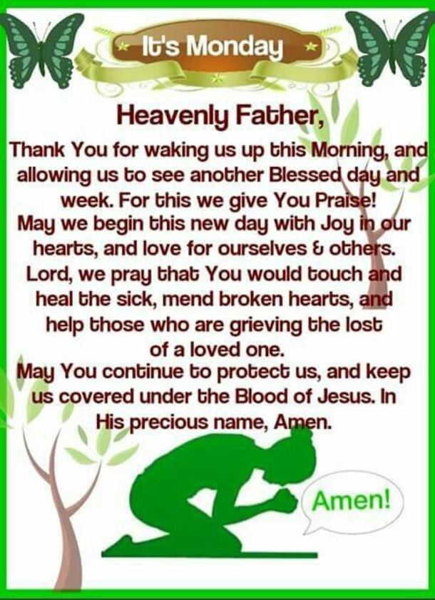 Monday Prayers To Bless Your Week - picture 2