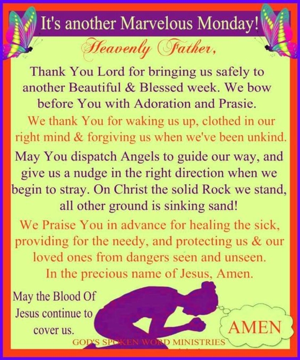 Monday Prayers To Bless Your Week - picture 3