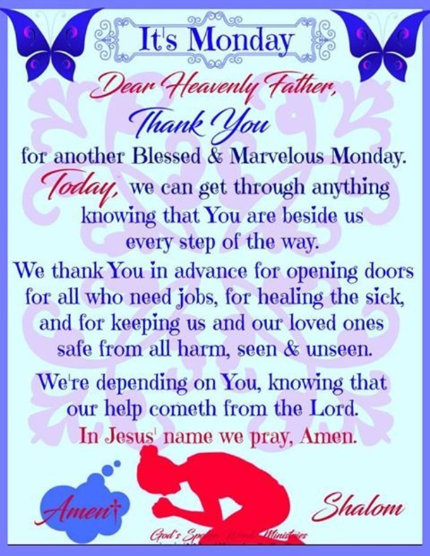 Monday Prayers To Bless Your Week - picture 4