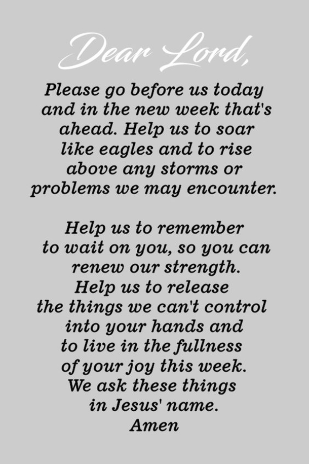 Monday Prayers To Bless Your Week - picture 7
