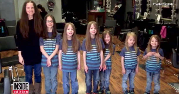 Mother And Her 7 Boys Grow Their Hair For Cancer Victim; See How They Look Now (Video) - picture 2