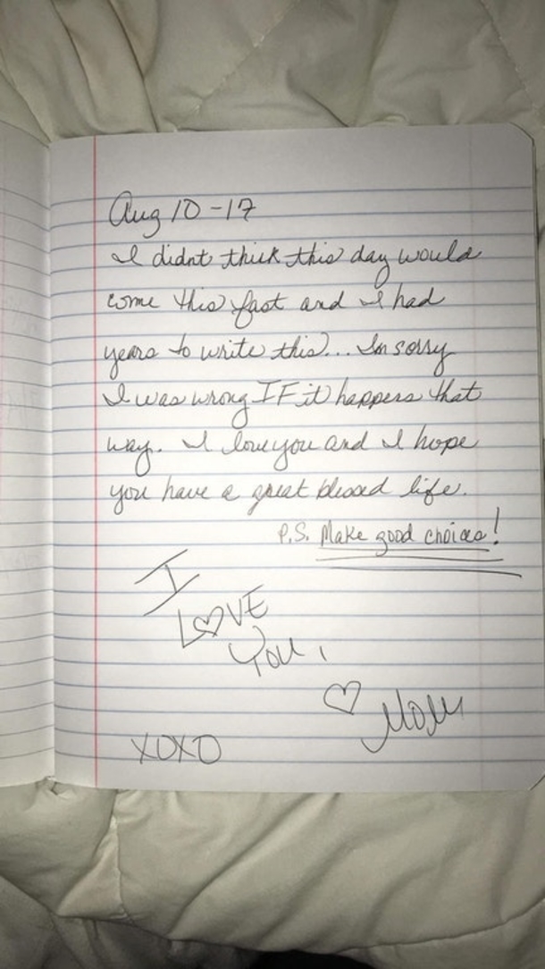 Mother Dies From Brain Cancer But Leaves Final Letter To Her Son And It Has Gone Viral - picture 2