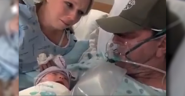 Mother induces labor so dying dad is able to meet his baby girl, cradles her in Father’s arms as he slipped away - picture 2