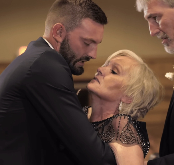 Mother is picked up from her wheelchair to share dance with son on his wedding, just 10 days before death - picture 2