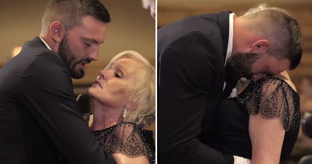 Mother is picked up from her wheelchair to share dance with son on his wedding, just 10 days before death - picture 5
