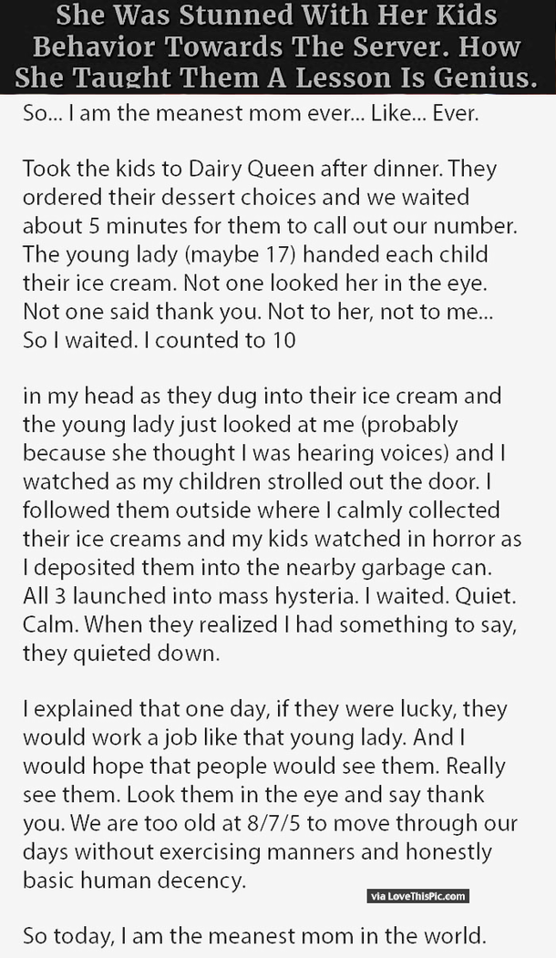 Mother Is Stunned With Her Kids’ Behavior Towards The Server. How She Taught Them A Lesson Is Genius.