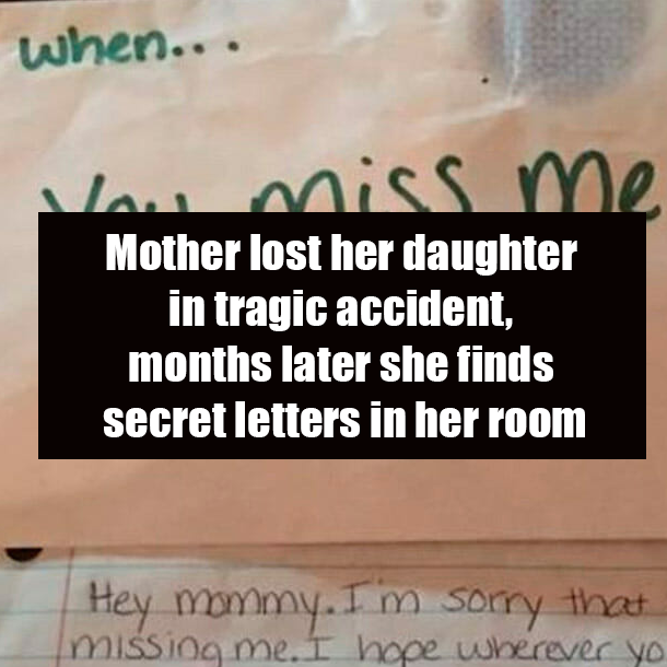 Mother lost her daughter in tragic accident, months later she finds secret letters in her room