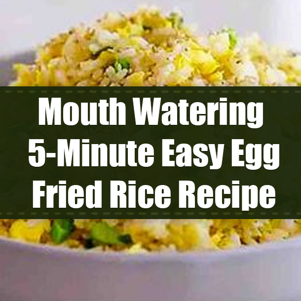 Mouth Watering 5-Minute Easy Egg Fried Rice Recipe