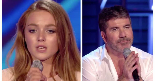 Nervous teen girl is the Final contestant on stage, Simon’s words bring her to tears - picture 2