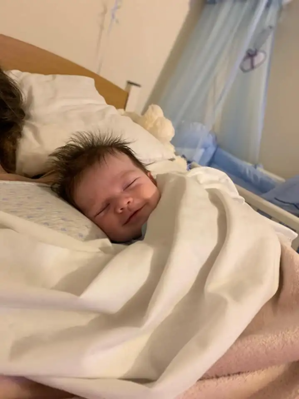 Newborn smiles in his Mother’s arms moments before she died: ‘She had so much love for him’ - picture 4