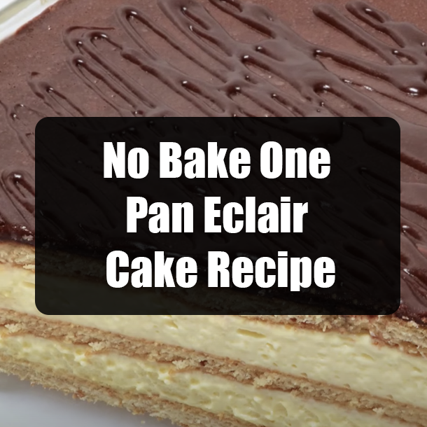 No Bake One Pan Eclair Cake Recipe