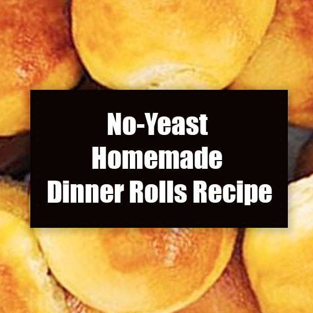 No-Yeast Homemade Dinner Rolls Recipe