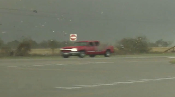 North Texas Chevy dealer gives new red pickup truck to teen stuck in tornado - picture 2