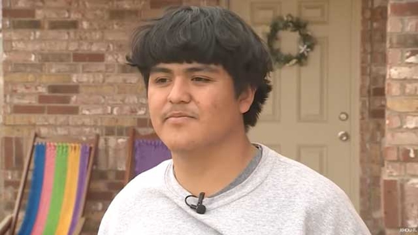 North Texas Chevy dealer gives new red pickup truck to teen stuck in tornado - picture 3
