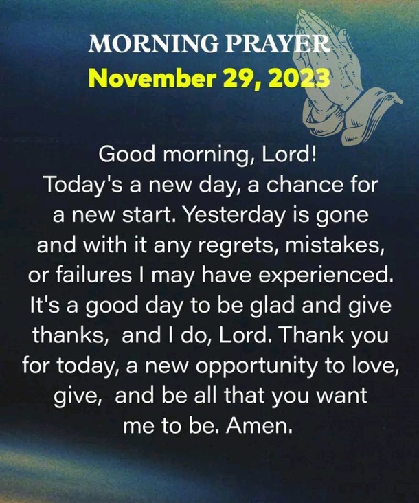 November 29 Messages, Wishes And Quotes To Start The Day In A Blessed Way - picture 10