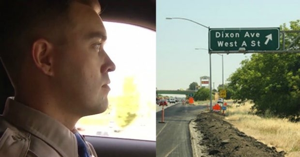 Officer Helping Desperate Man When He Saw Something Out Of Corner Of His Eye - picture 2