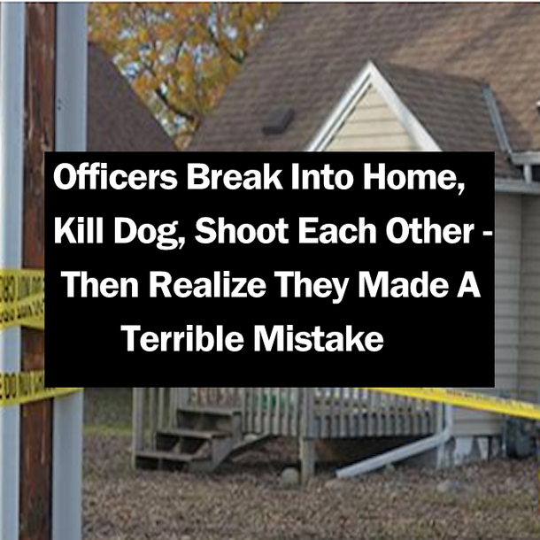 Officers Break Into Home, Kill Dog, Shoot Each Other - Then Realize They Made A Terrible Mistake