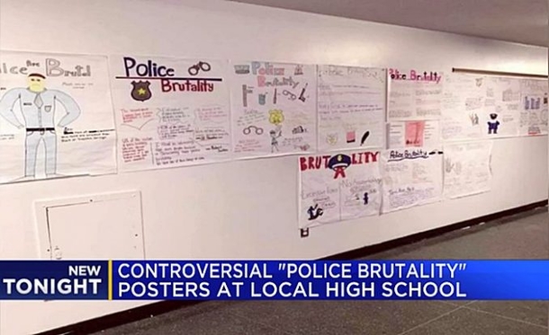 Officers Called To School, Taken Aback By What One Classroom Displayed To Greet Them - picture 4